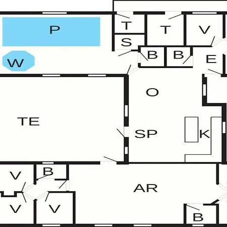 Дом отдыха 22 Person In Idestrup *